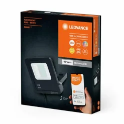 Wifi Lampadaire Luminaires Ledvance LED Noir, 1 lumière, Changeur de couleurs