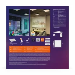 Wifi Panel Luminaires Ledvance LED Blanc, 1 lumière, Télécommandes, Changeur de couleurs