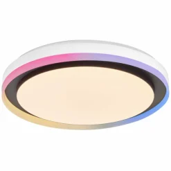 Wifi Plafonnier Luminaires Ledvance LED Noir, 1 lumière, Changeur de couleurs