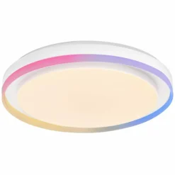 Wifi Plafonnier Luminaires Ledvance LED Blanc, 1 lumière, Changeur de couleurs