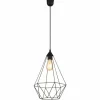 Luminaires Globo Lighting Suspensions|Zachary Suspension Noir, 1 lumière