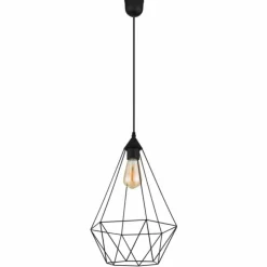 Luminaires Globo Lighting Suspensions|Zachary Suspension Noir, 1 lumière