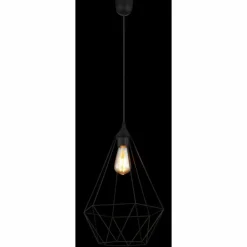 Luminaires Globo Lighting Suspensions|Zachary Suspension Noir, 1 lumière