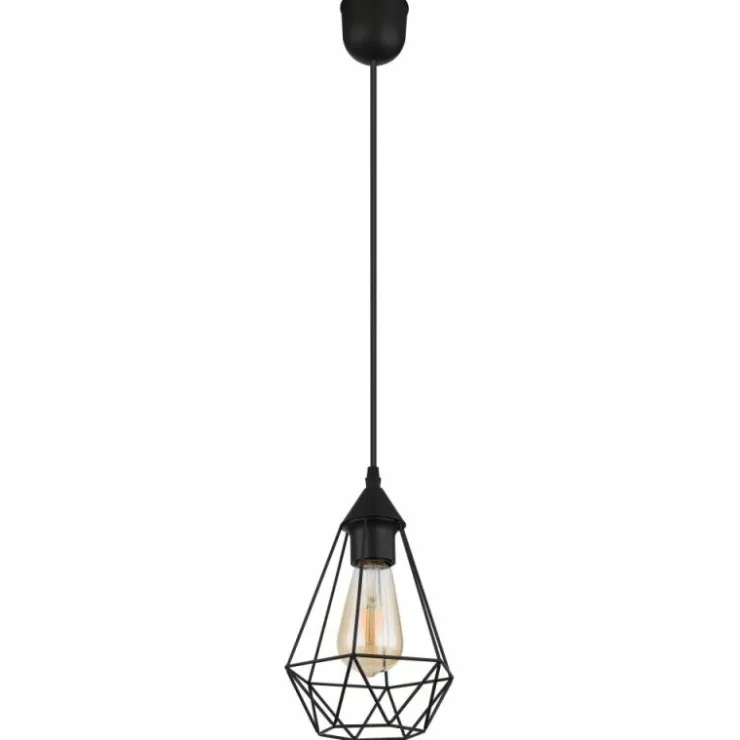 Luminaires Globo Lighting Suspensions|Zachary Suspension Noir, 1 lumière