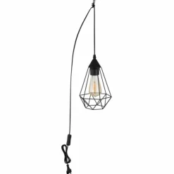Luminaires Globo Lighting Suspensions|Zachary Suspension Noir, 1 lumière
