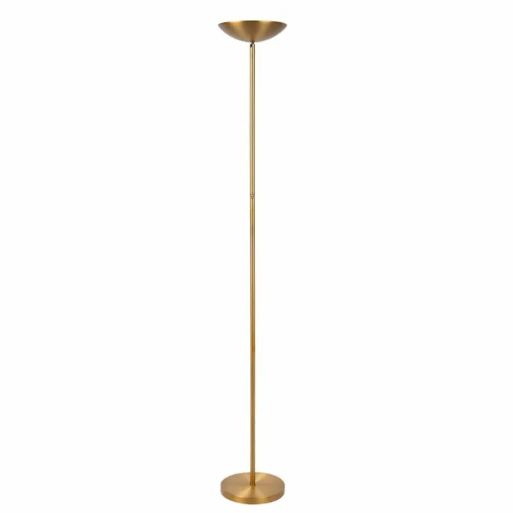 Luminaires Lucide Lampadaires Et Lampes Sur Pied|ZENITH Lampadaire LED Laiton, 1 lumière
