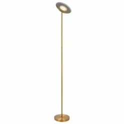 Luminaires Lucide Lampadaires Et Lampes Sur Pied|ZENITH Lampadaire LED Laiton, 1 lumière