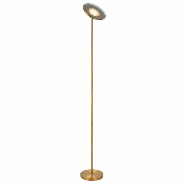 Luminaires Lucide Lampadaires Et Lampes Sur Pied|ZENITH Lampadaire LED Laiton, 1 lumière