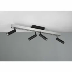 Luminaires Trio Éclairage Led|Zeno Plafonnier LED Aluminium, 5 lumières, Télécommandes