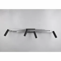 Luminaires Trio Éclairage Led|Zeno Plafonnier LED Aluminium, 5 lumières, Télécommandes