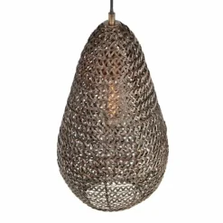 Luminaires Trio Suspensions|ZIVA Suspension Vieux laiton, 1 lumière